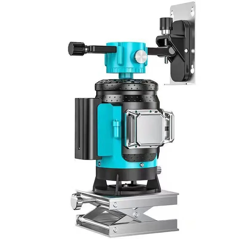 12 Lines 3D Laser Level Blue Beam Self Leveling Horizontal Vertical Remote Control 360 Base Self-rotating Overall Spirit |