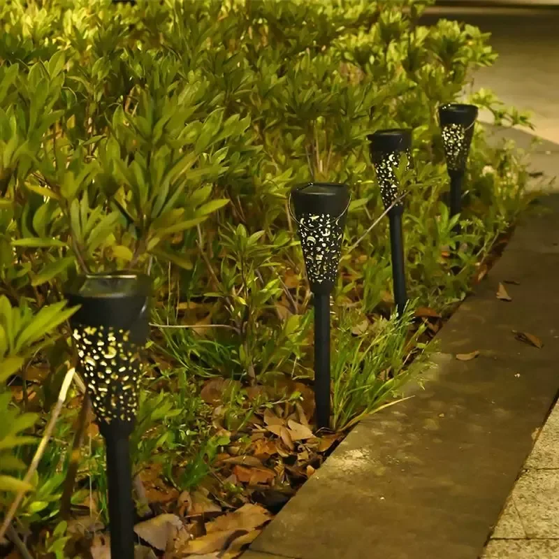 

Светильник фонарь на солнечной батарее, водонепроницаемый Ландшафтный фонарь с отверстиями