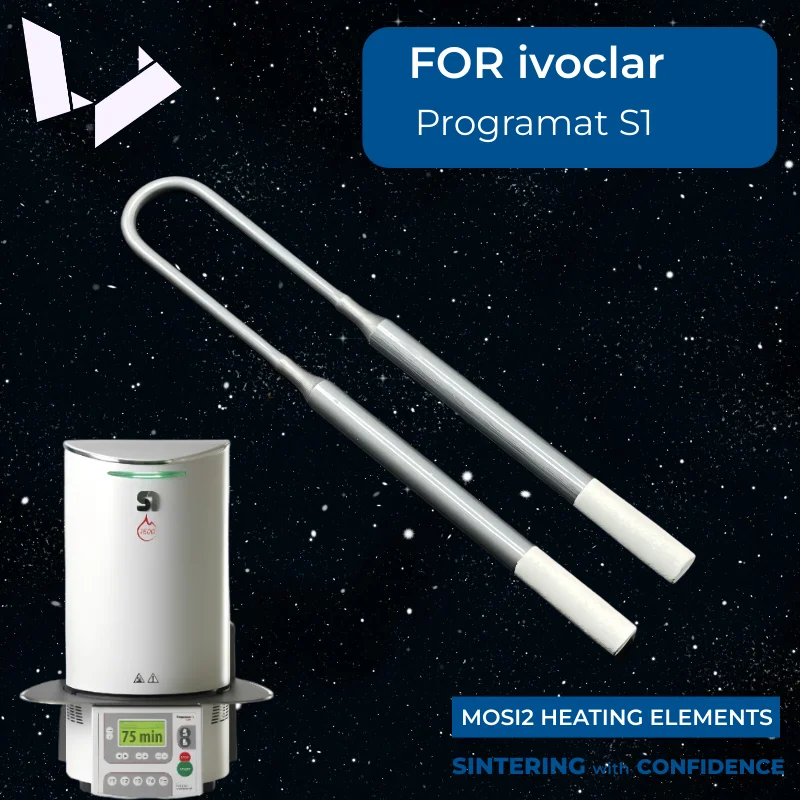 Фото Сменный нагревательный элемент для печи для спекания Ivoclar Programat S1 S2, высокочистые нагревательные стержни из MoSi2 для зуботехнических лабораторий №2