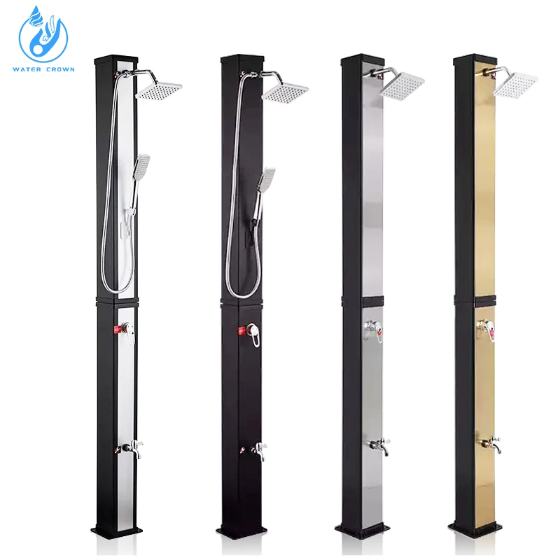 

Hot Sale Solar Shower Spa Accessories PVC Poolside Garden Outdoor Solar Shower
