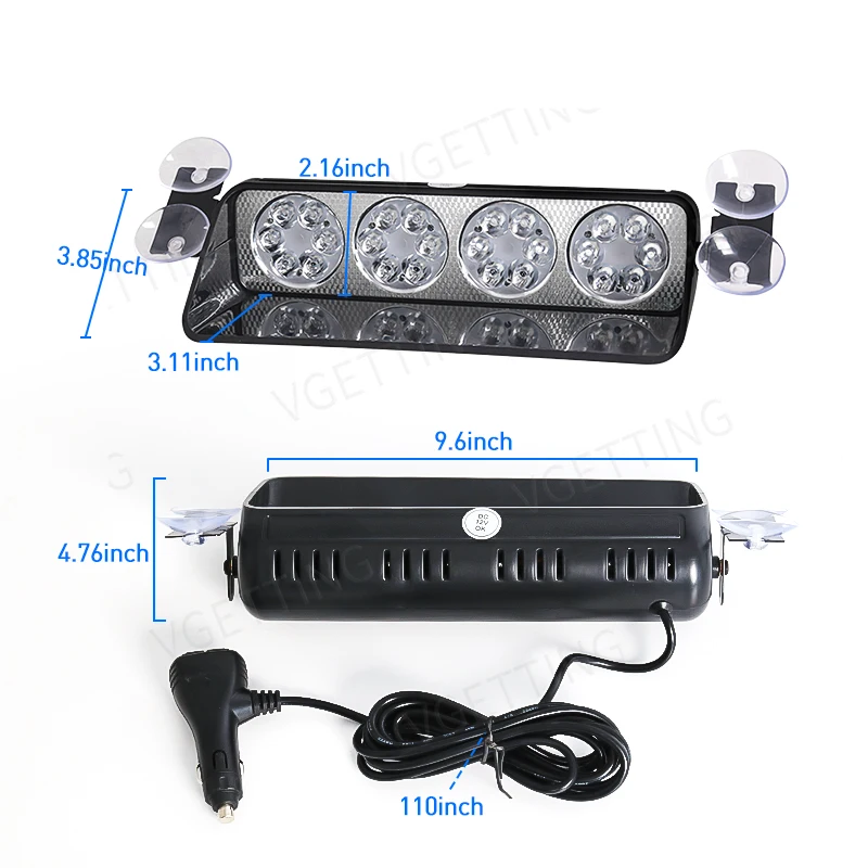 Автомобильный стробоскоп фонарь для автомобиля грузовика мотоцикла 24 дюйма