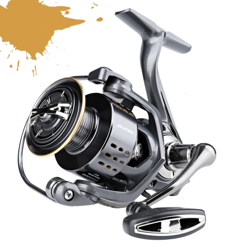 

Max Drag 15KG Power Metal Spool Grip Saltwater Freshwater Spinning Reel Suitable Windlass Coil Carp reel Sea fishing Tools