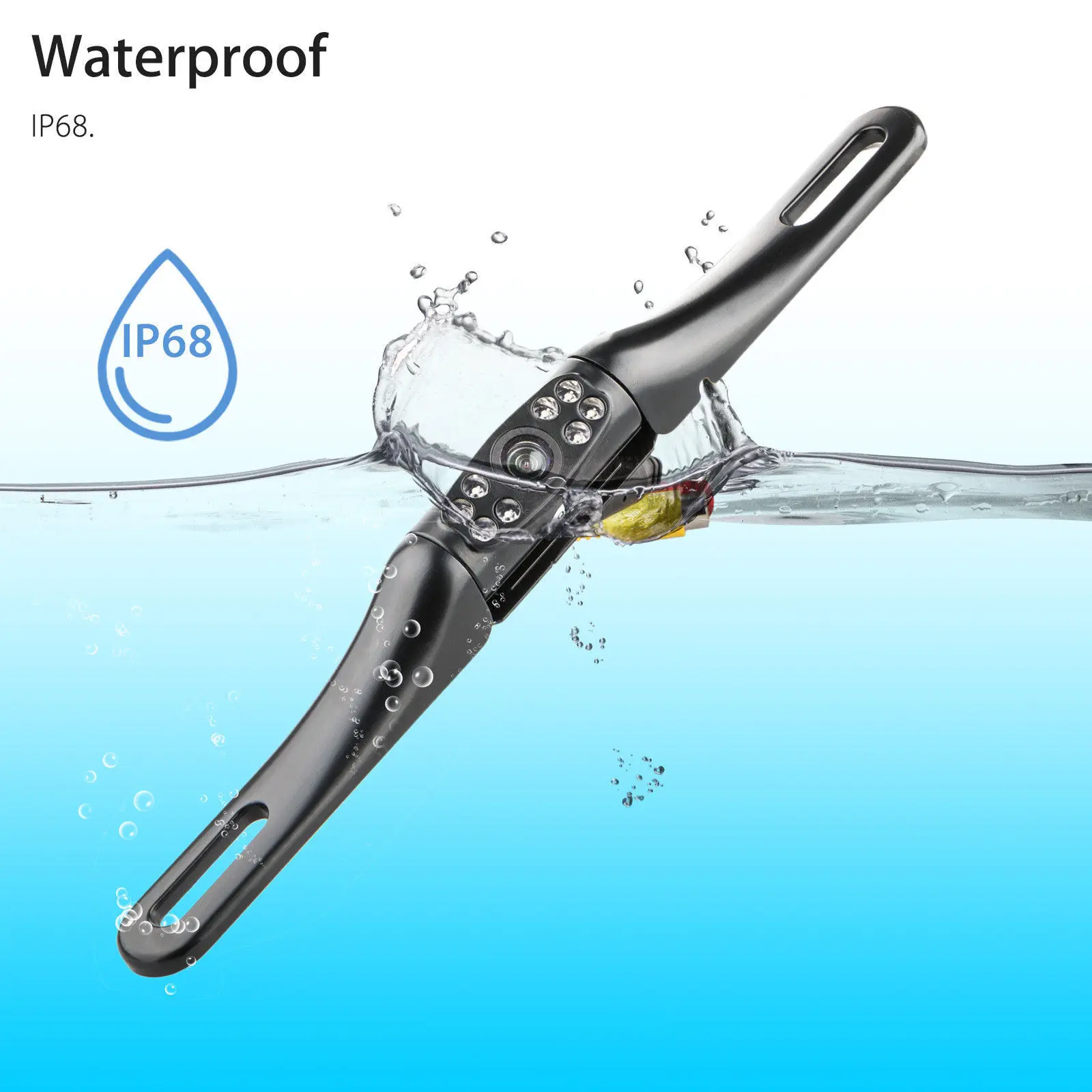 

Водонепроницаемая Автомобильная камера заднего вида с углом обзора 170 °, 12 В постоянного тока