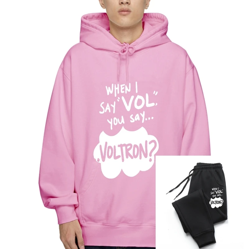 

Voltron Pullover You Say Voltron T-Sweatshirt Hoodies Graphic Plus Winter Outerwear Man 100 Percent Cotton Cute Casual Drawstrin