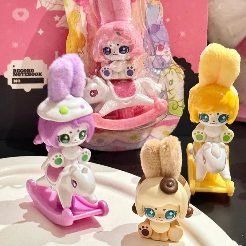 Фото Коллекционная мини-фигурка-кролик Cup Rabbit Blind Box из серии Teeny Weeny Fruity: милая магнитная модель, украшение, таинственная коробка, декор для рабочего стола №4