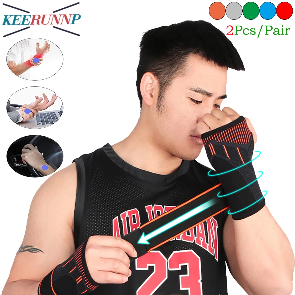 

2 шт., бандаж на запястье для мужчин и женщин