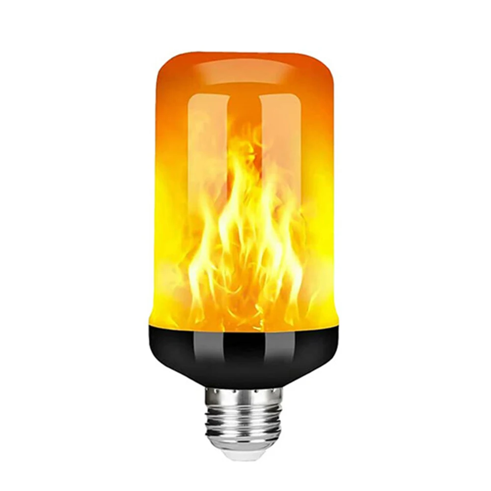Светодиодная лампа E27 с эффектом пламени