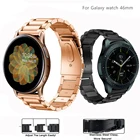 Браслет из нержавеющей стали для Samsung Galaxy watch 46 мм, металлический ремешок для Gear S3 Frontier band 22 мм Huawei watch GT S 3 46
