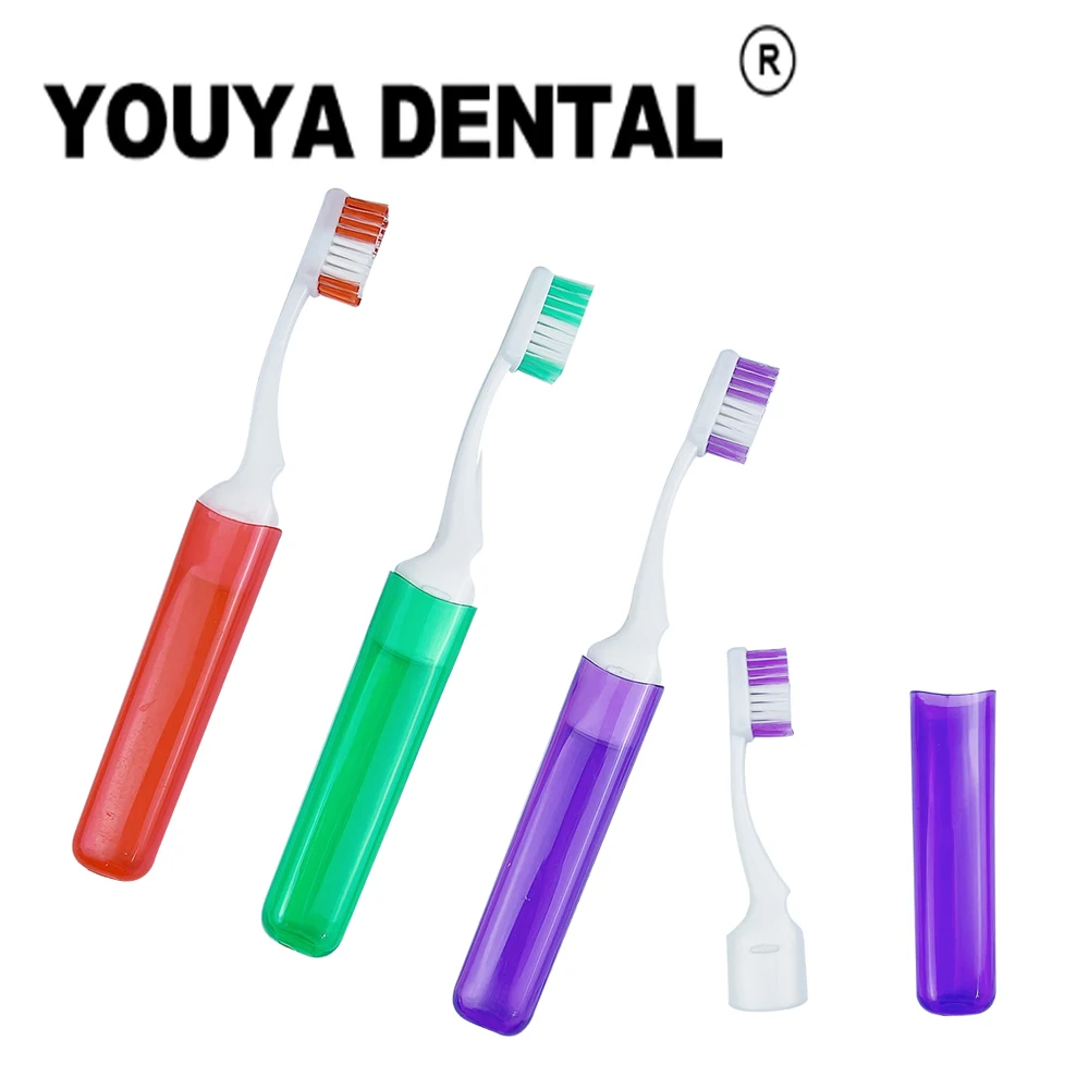 

Folding Toothbrush Soft Bristle Portable Travel Toothbrush Dental Tooth Brush