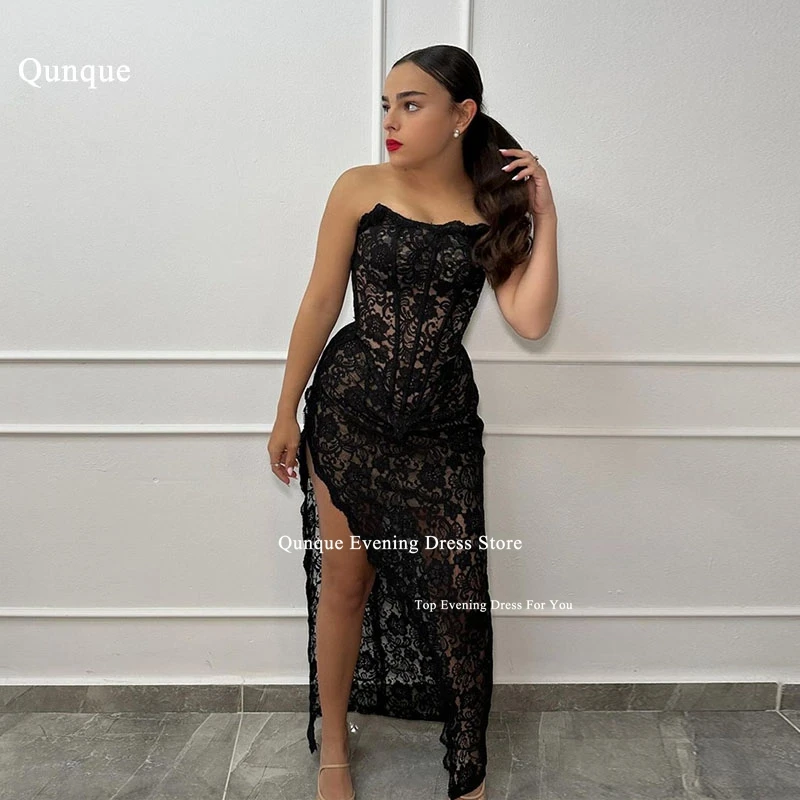Q filme Индивидуальные кружевные вечерние платья русалки Формальное праздничное
