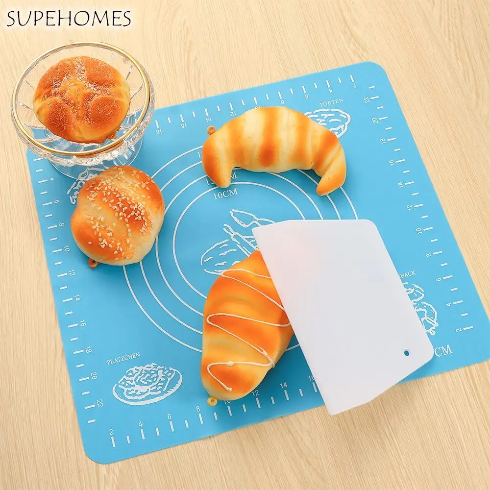 

Non Stick Cut Mat Flour Rolling Cooking Thickening Kitchen Bakeware Liners Pastry Rolling Mat Kneading Dough Pad Baking Mat