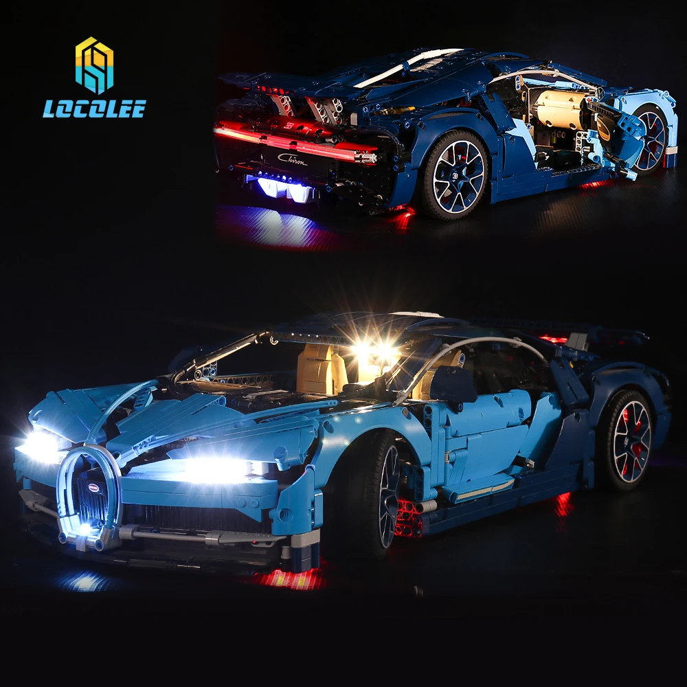 

LocoLee Led Light Kit For 42083 Race Car Collectible Building ( NOT Include Building Bricks )