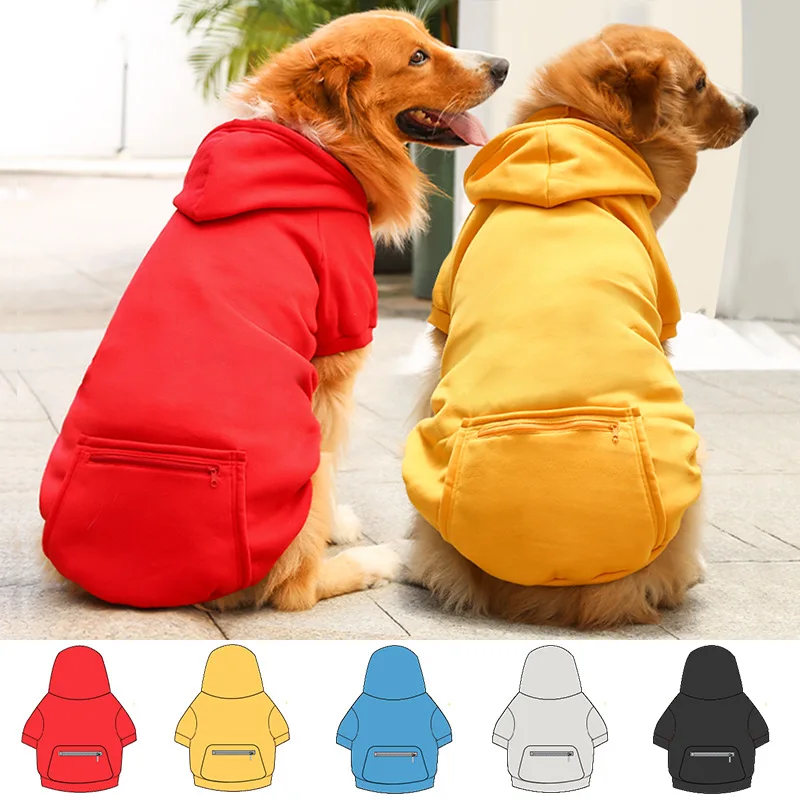 

Pet Dog Clothes Dogs Hoodies Fleece Warm Sweatshirt Small Medium Large Dogs Jacket Clothing Pet Costume Dogs Clothes