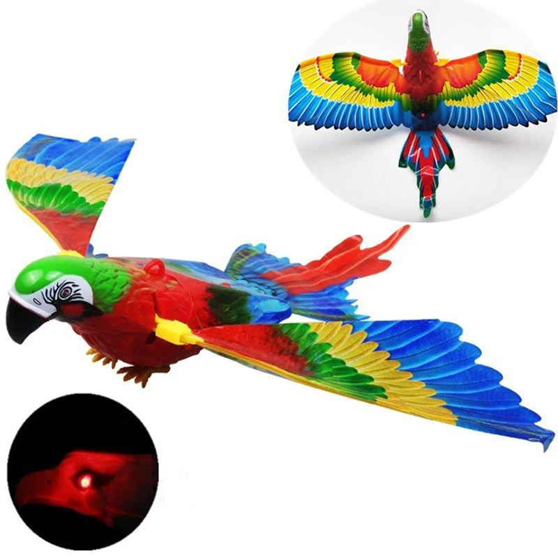 

Simulation Bird Interactive Cat Toys Electric Hanging Eagle Flying Bird Cat Teaser Play Cat Stick Scratch Rope Kitten Dog Toy