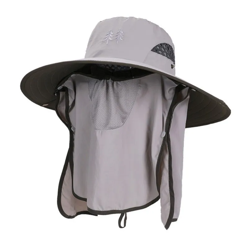 

Солнцезащитная рыболовная шляпа, летние дышащие сетчатые кепки для кемпинга и пешего туризма, Солнцезащитная шляпа с защитой от УФ-лучей, кепки для альпинизма, Мужская Панама