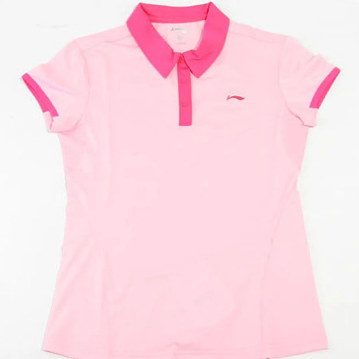 

LiNing Women Polo Shirts for Casual Comfort Top Quality Sportswear Breathable High Quality Tops APLE388-3