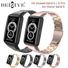 Ремешок из нержавеющей стали для Huawei Band 6 Pro 6 смарт-браслет металлический Корреа для Huawei Honor 6 сменный роскошный браслет