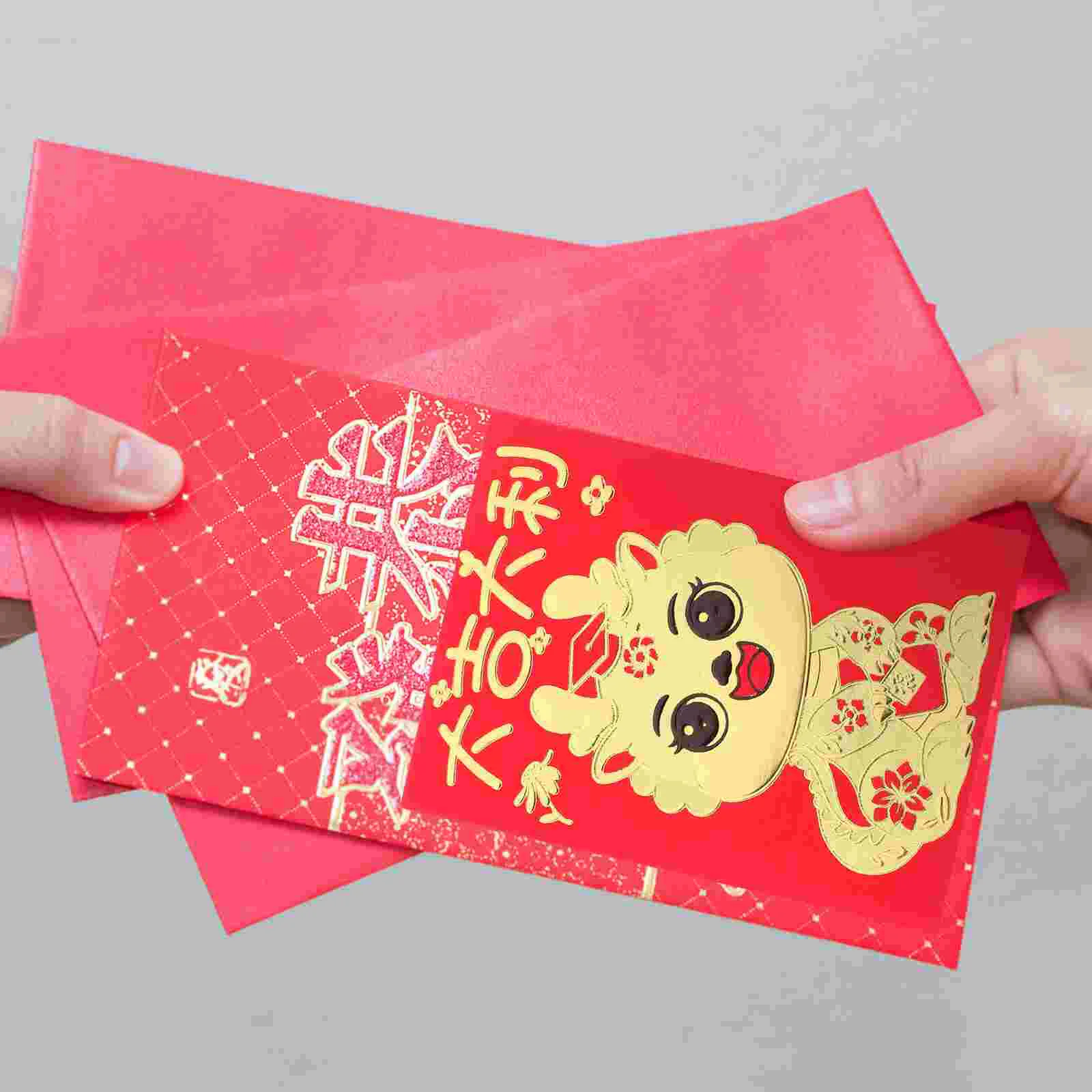 

30pcs Red Envelope 2024 Year Red Envelopes Chinese Style Lucky Money Envelopes Cash Envelopes