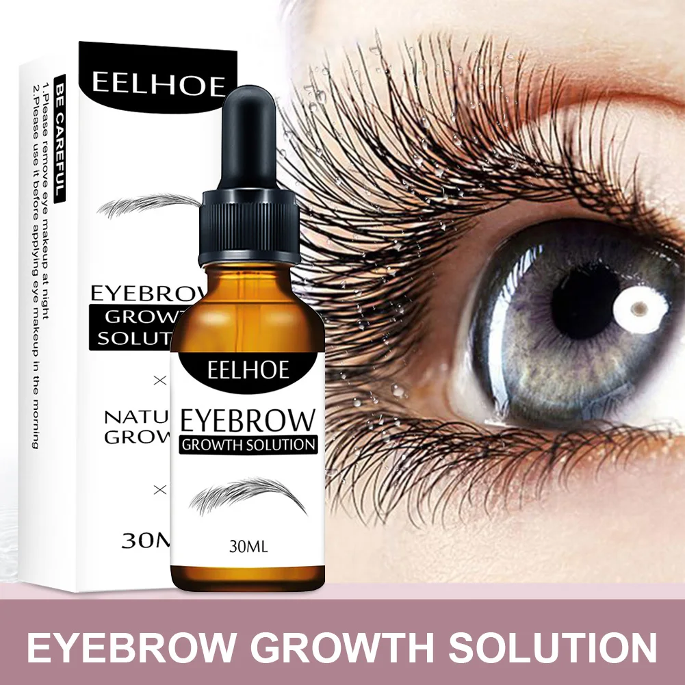 

Natural Eyebrow Eyelash Growth Serum Fast Growing Eyelash Enhancer Longer Thicker Lashes Eyebrows Anti Hair Loss Essential Oil