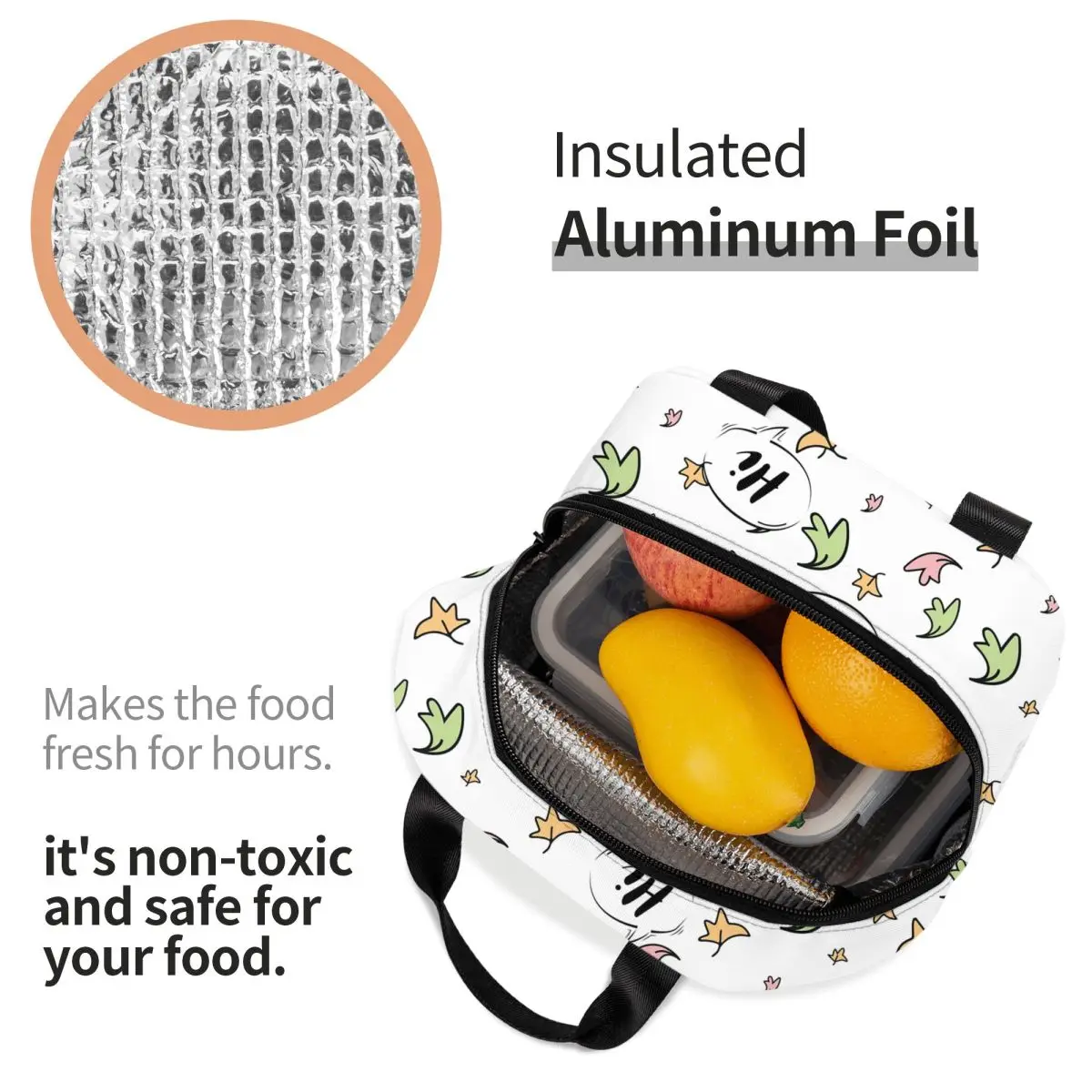 Пользовательские Heartstopper Leaves TV Series Изолированные сумки для обеда School Happy Pride Nick