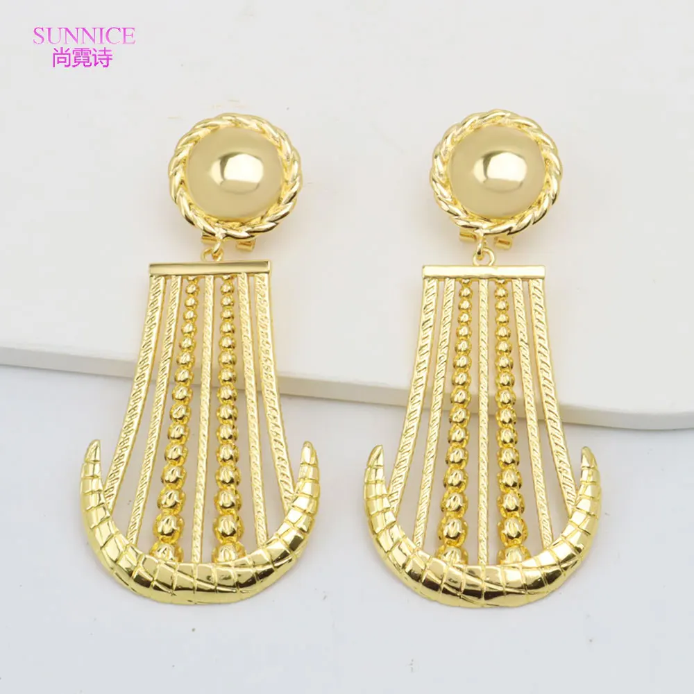 Роскошные наборы ювелирных изделий из Дубая с покрытием 18-каратного золота для