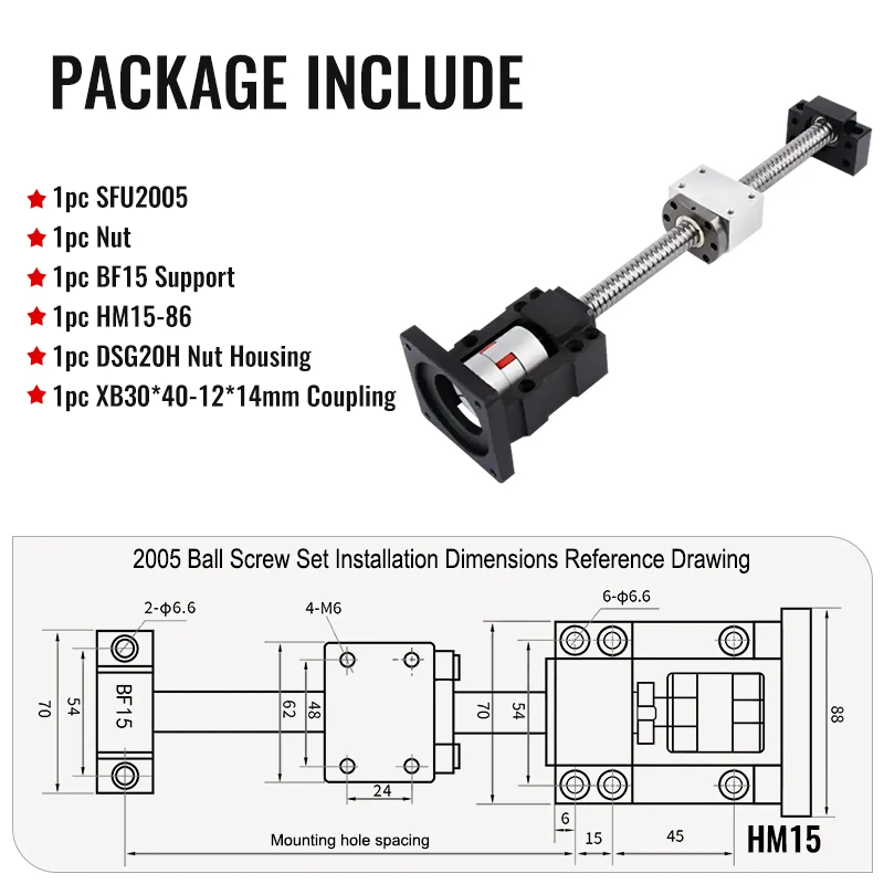 

Шариковый винт LHOHWP SFU2004/2005/2010