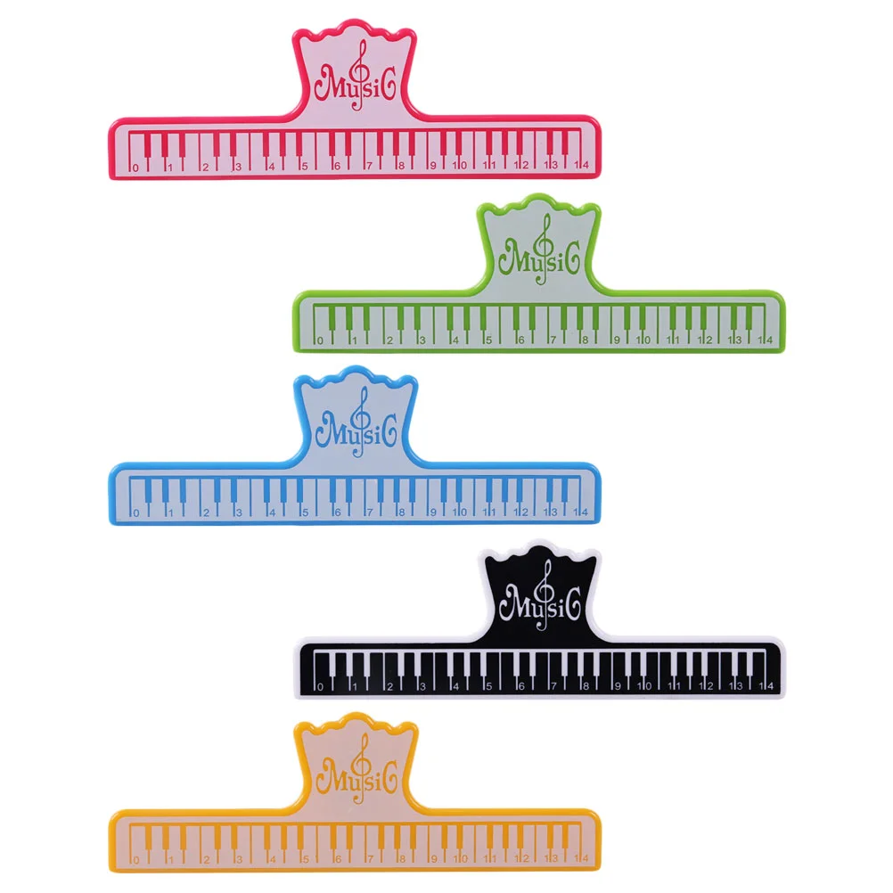 

Clips Book Holder Clip Sheet Page Noteholders Piano Paper Fixed Musical Score Clamps Paperclips Style Musician Adorable Stand