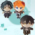 Мягкая плюшевая игрушка-клетчатка Game Genshin Impact Plushie Zhongli Xiao, детская подушка для сна, мягкий подарок