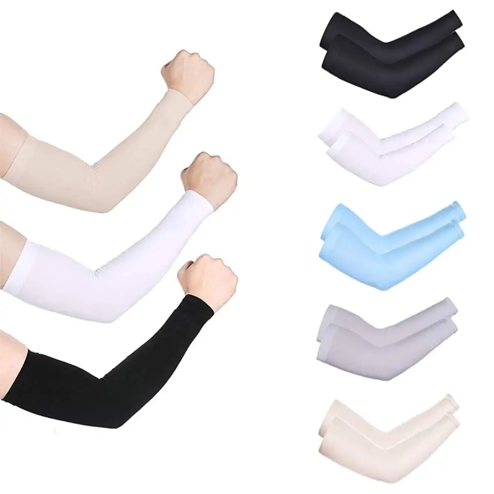 

Pinkiou Unisex Arm guard Sleeve Warmer Women Men Sports Sleeves Sun UV Protection Hand Cover support Running Fishing Cycling