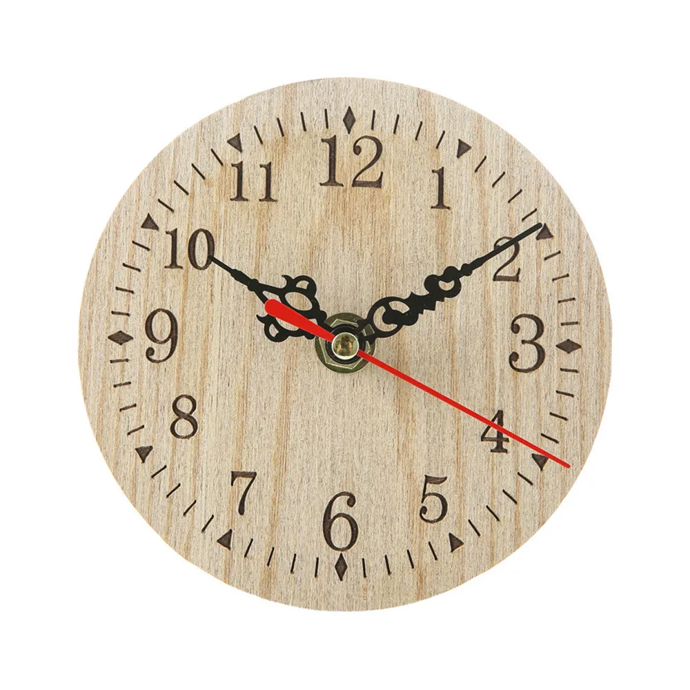 

Room Kitchen Shabby Rustic Wooden Wall Vintage Decor Clock Antique Retro Home Home Decor