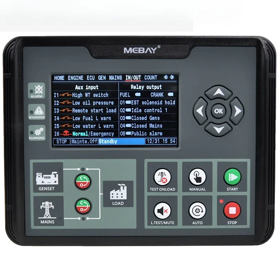 Пульт дистанционного управления генератором ATS AMF DC72D Mebay