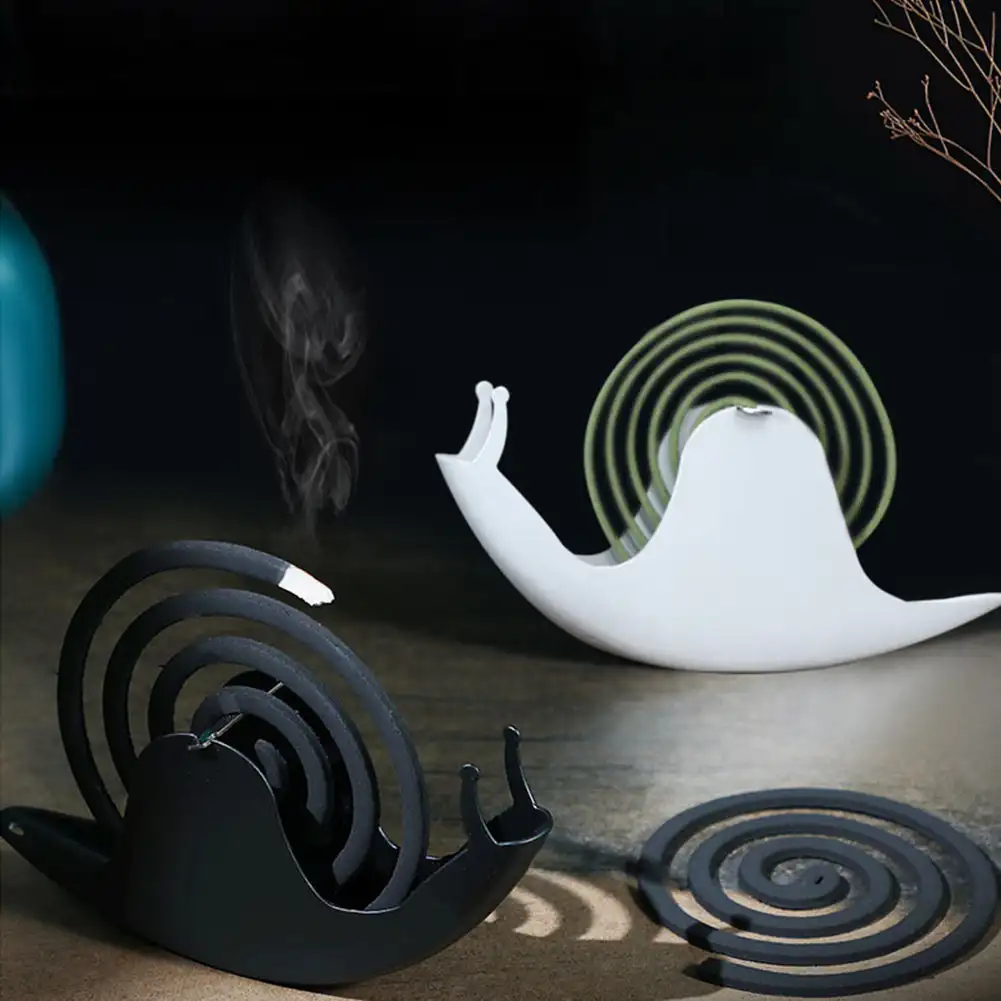 

Nordic Snail Mosquito Coil Holder Retro Mosquito Coil Frame Insect Repellent Incense Rack Sandalwood Repellent Home Decoraction