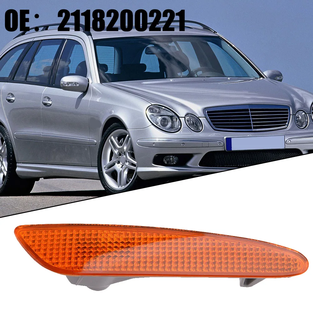 Right Front Bumper Side Marker Turn Signal Light For Mercedes-benz W211 E-Class E320 E350 E500 E55 Amber Lamp
