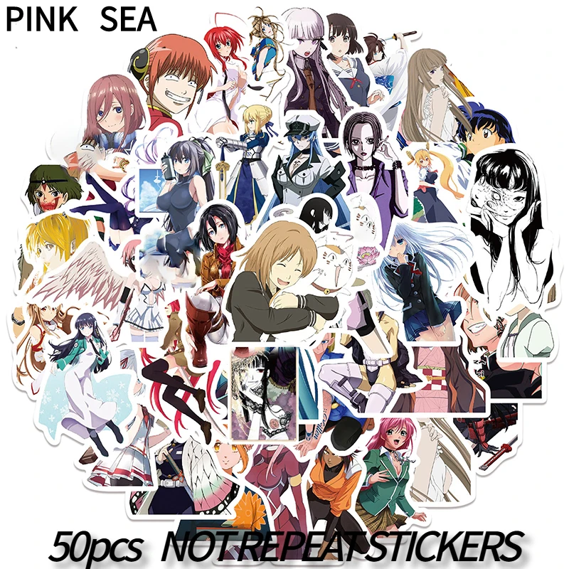 

Смешанные аниме герои мультфильма, 10/30/50 шт./комплект