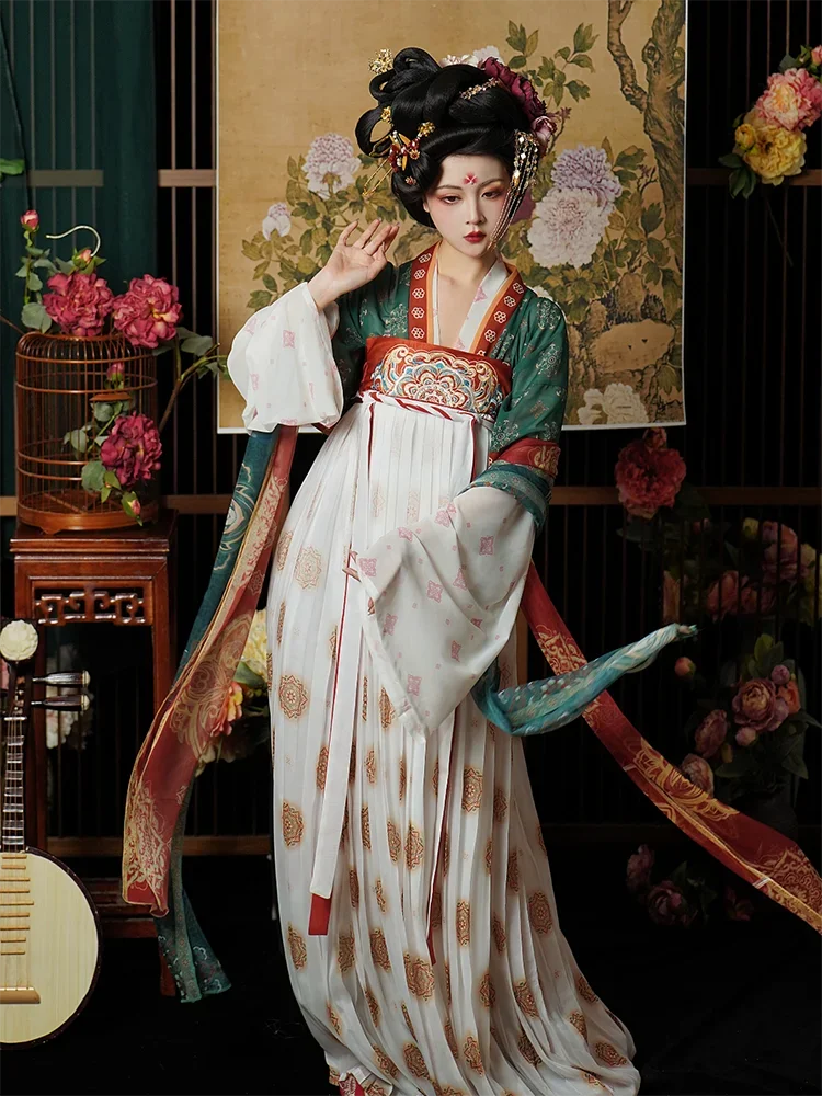 Нагрудная одежда Tang Princess Beizi Китайская традиционная Хань Женская фотография Тан