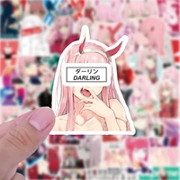 103050pcs anime darling in the franxx sexy 02 graffiti sticker for suitcase ipad skateboard gift motorcycle sticker wholesale