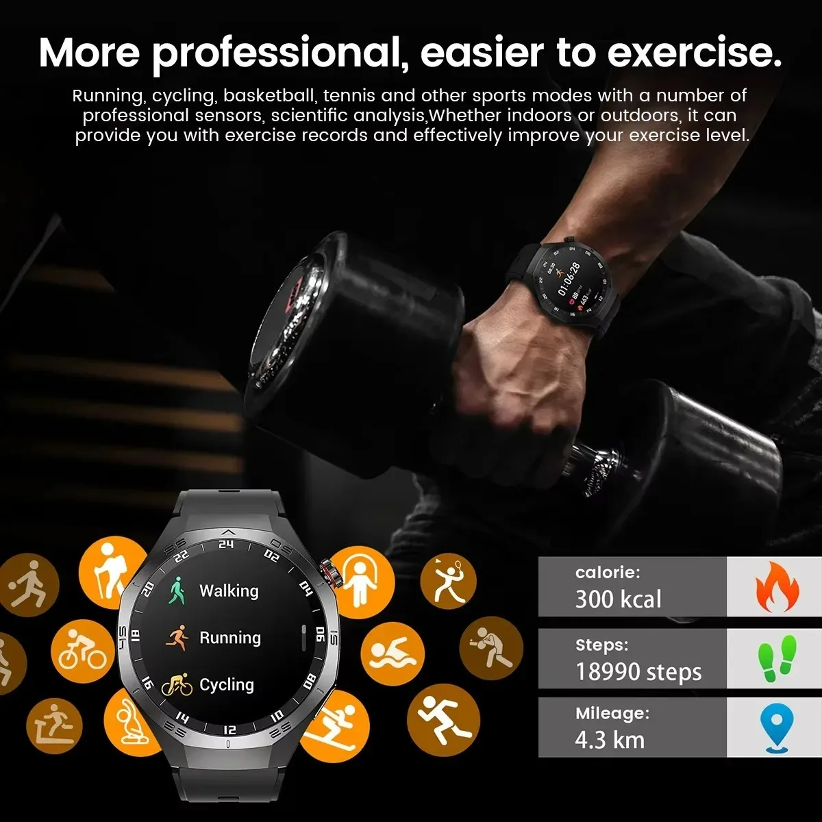 Фото Новые умные часы Xiaomi с GPS-трекером для мужчин и женщин, AMOLED-экран, NFC, BT, вызовы, спорт, водонепроницаемые, мониторинг здоровья, смарт-часы, новинка №5