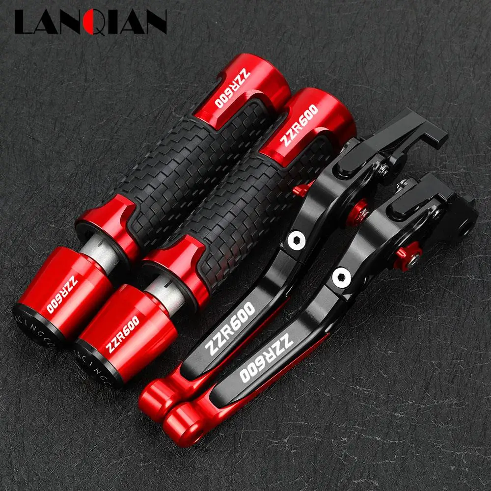 

Motorcycle For kawasaki ZZR600 ZZR 600 1990-2004 1999 Brake Clutch Levers Handlebar Handle Grips Ends Caps Slider Accessories
