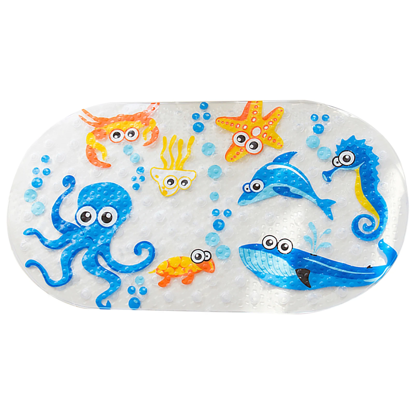 

Универсальный Коврик для душа из ПВХ с присоской, аксессуары для ванной и взрослых, нескользящий мультяшный портативный коврик для пожилых ...