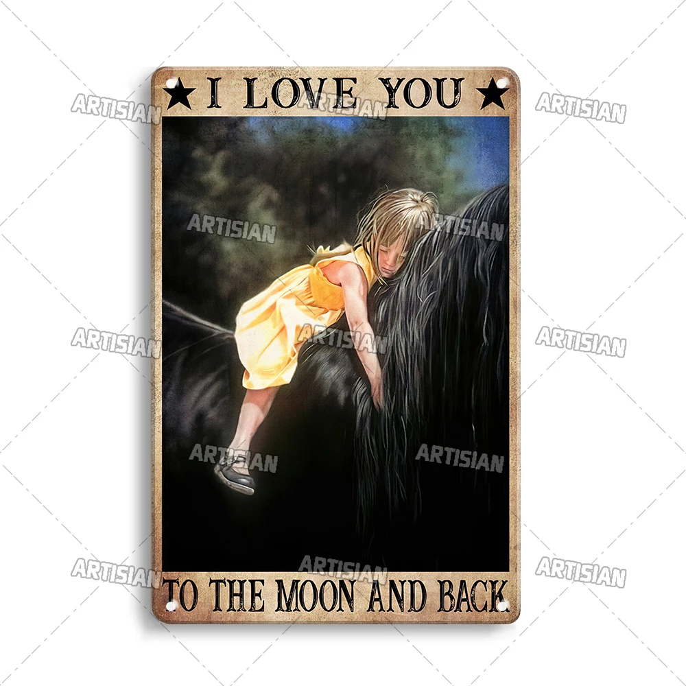 

Металлический знак ARTISIAN Девушка и лошадь