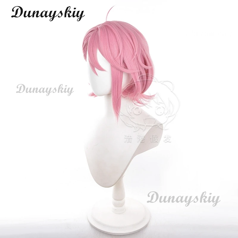 Аниме Dandadan Aira Shiratori парик для косплея розовые короткие волосы 37 см Momo Ayase вечерние