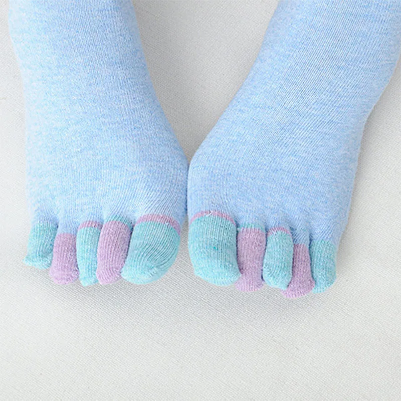 1pairs Women Toe Socks Fashion Breathable Sports Running Short Ankle Crew Sock Candy Colors Cute High Quality Comfortable Sox