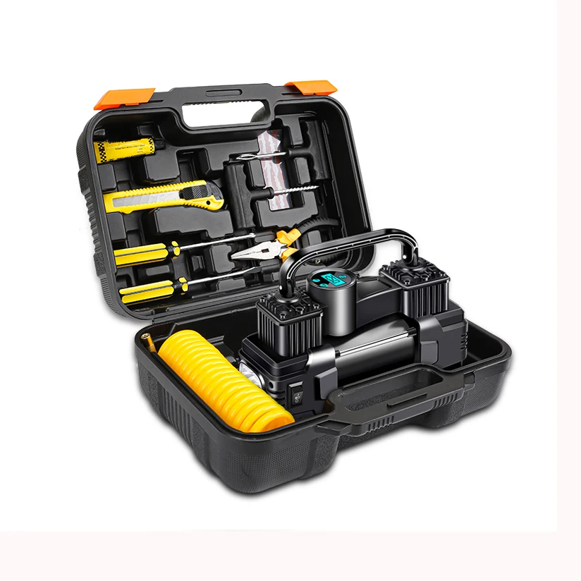 Воздушный насос с двойным цилиндром для автомобиля 12 В |