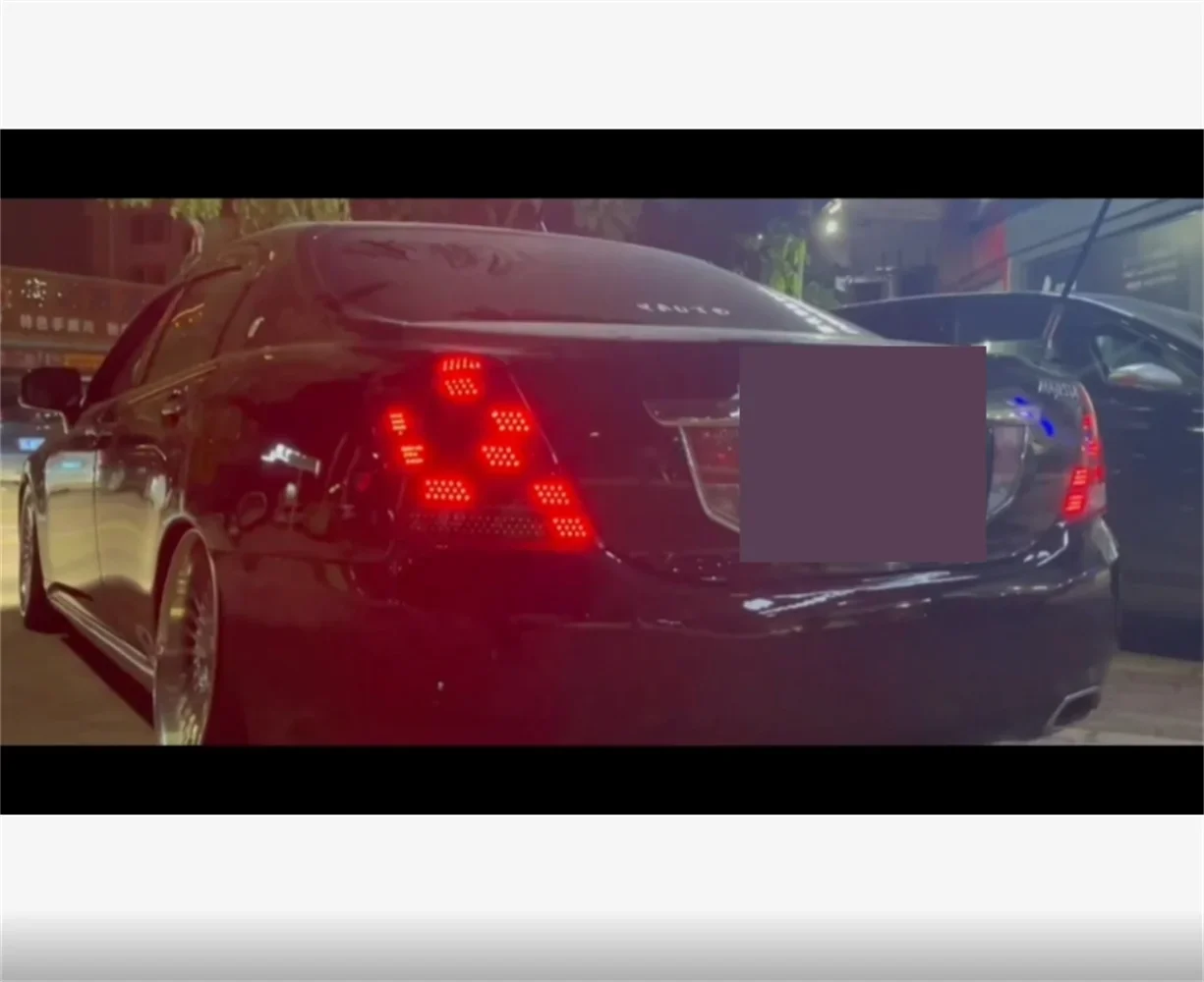 Фото Светодиодные модифицированные задние фонари (2 шт.) для Toyota Crown 13-го поколения: стоп-сигналы, фонари заднего хода, указатели поворота №1