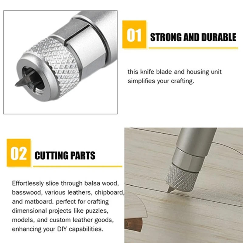 Сменное лезвие ножа 2 шт. жесткое и прочное режущее режущие толстые курительные