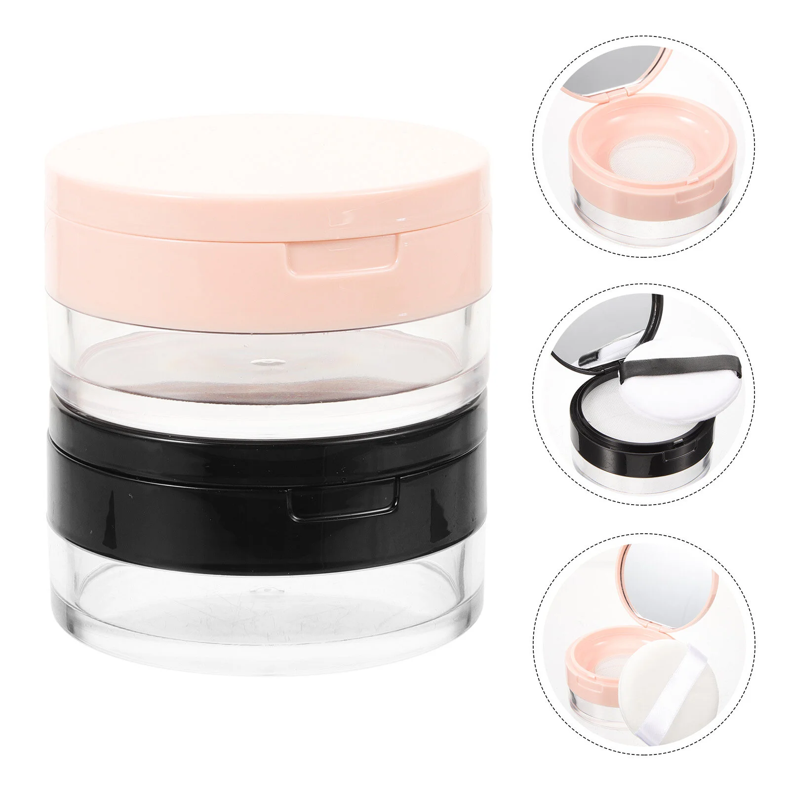 

Контейнер для пудры, многоразовые коробки, небольшие контейнеры для путешествий