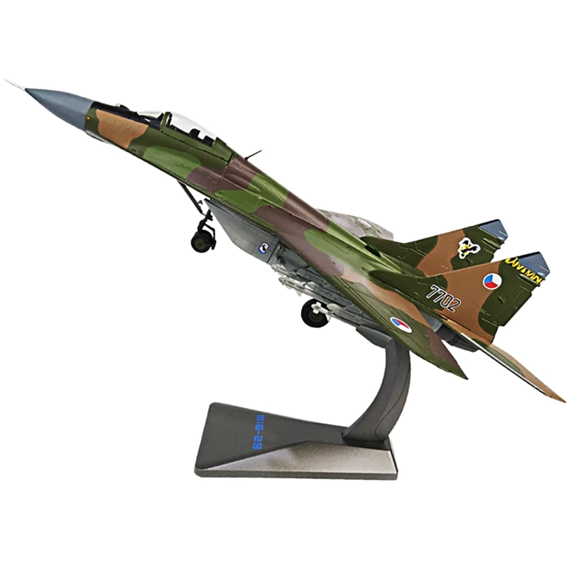 

1:48 Scale Mig-29 Fulcrum Fighter Alloy Russian Air Force Helicopter Model Aircraft & Dispaly Stand Collectables Gifts