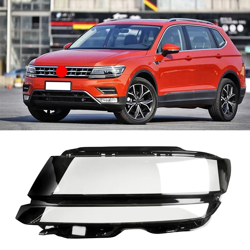 

Левая сторона передней фары автомобиля задняя крышка лампы для VW Tiguan L 2017-2020 прозрачный абажур крышка фары крышки объектива