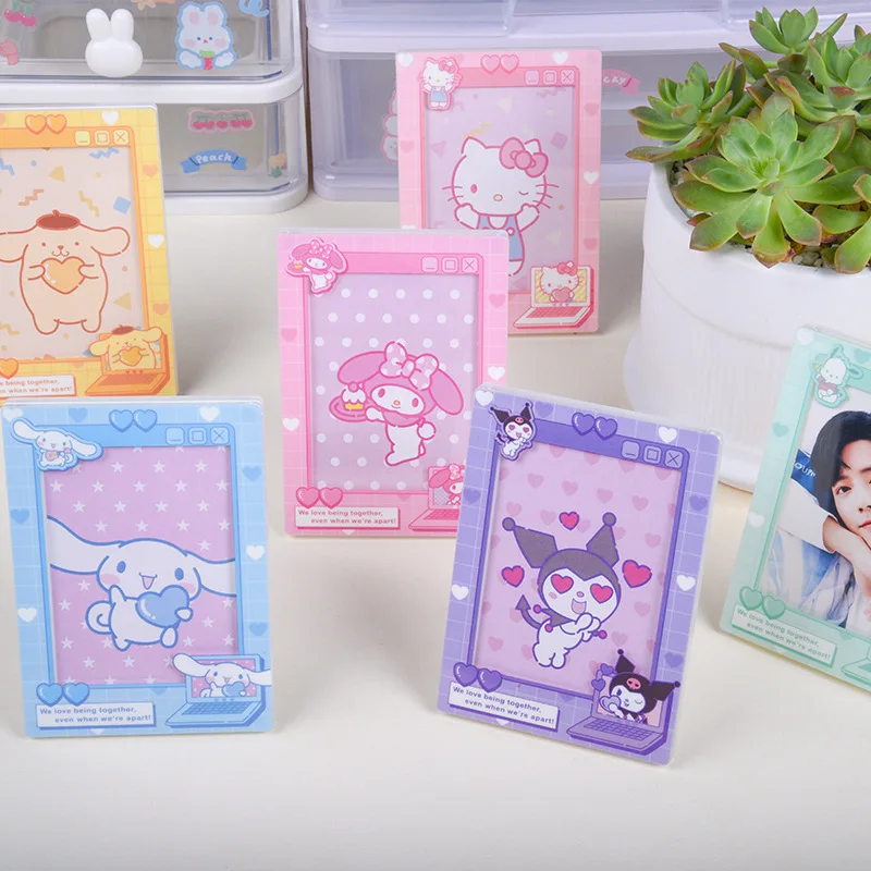 

NEW Kawaii Sanrio Polaroid Frame Cute Cartoon Hello Kitty Kuromi Cinnamoroll My Melody Acrylic Album Desktop Decorations Gifts