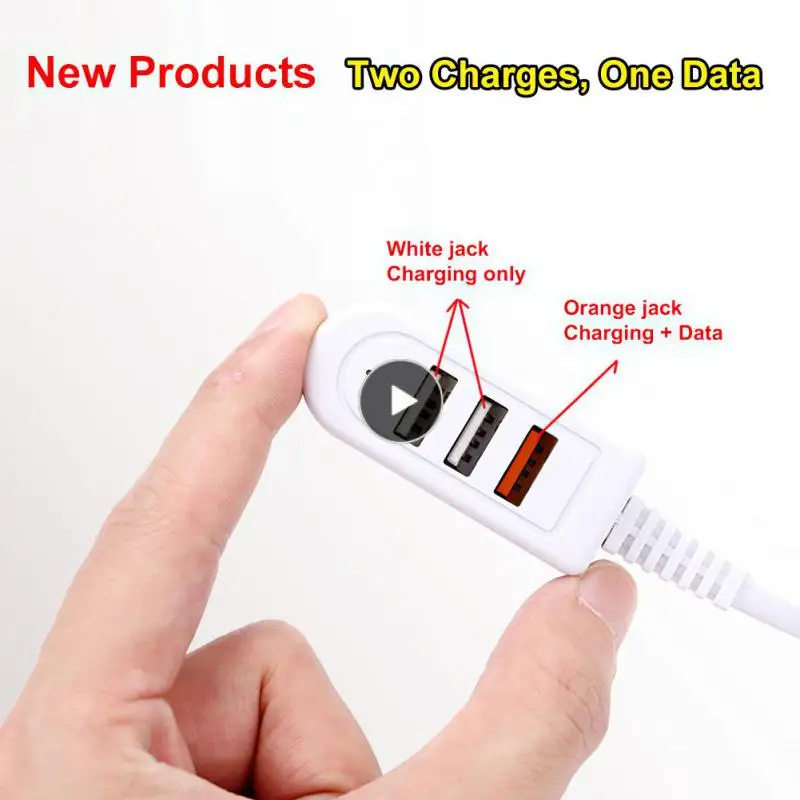 

Высокоскоростной разветвитель с рисунком, Кабель-адаптер, 3 порта Usb, многофункциональный хаб, универсальный Usb-разветвитель, кабель, розетк...